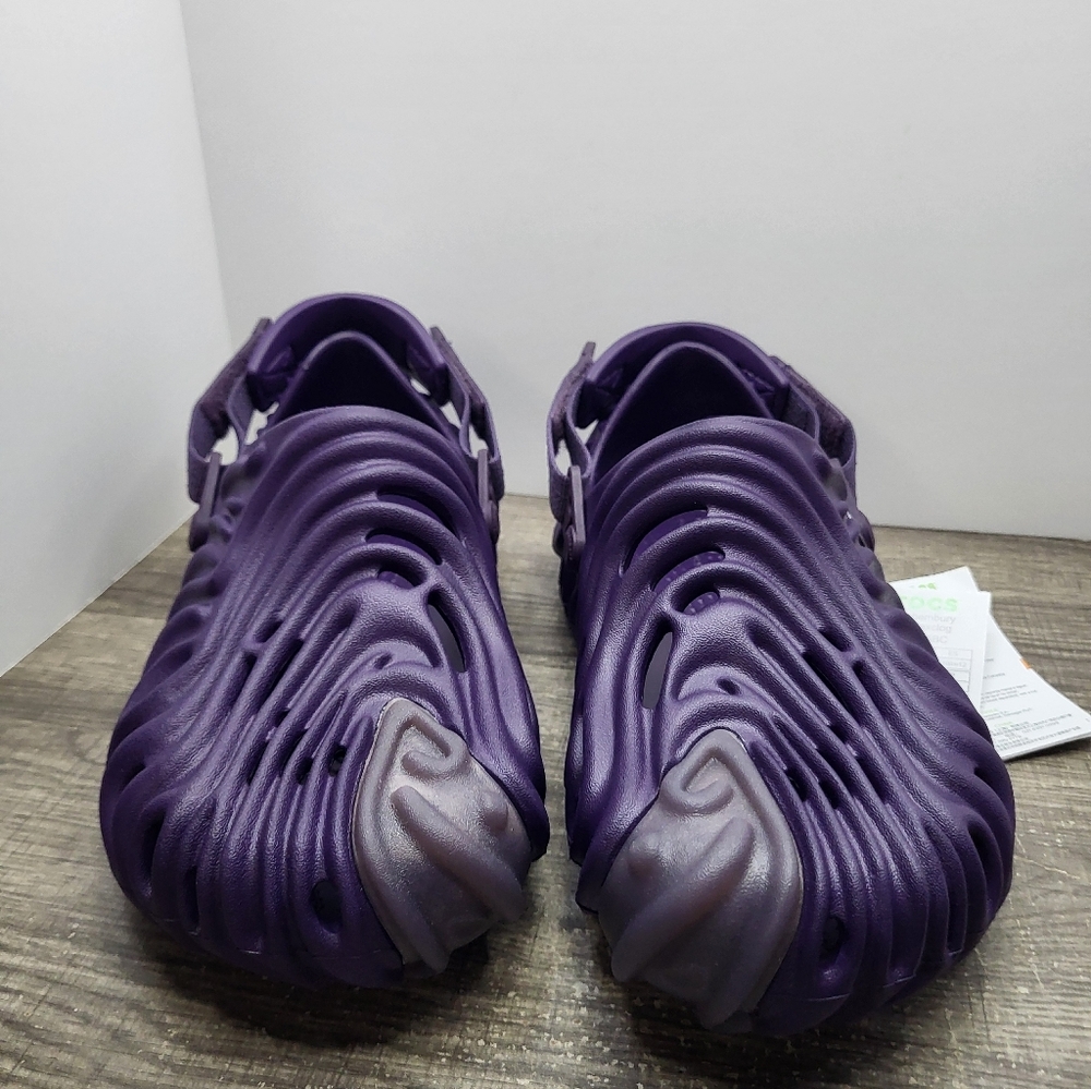 Crocs x Salehe Bembury Pollex Clog Purple 207393-5BC Men’s Size 10 New - Picture 4 of 8
